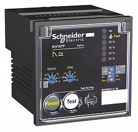 Реле rh197p 220/240в пер.ток 50/60/400 гц с ручным или автоматическимвозвратом Schneider Electric. Вид 1