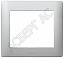 Рамка 1 пост (Aluminium) Legrand. Вид 1.