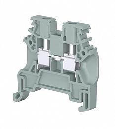 Клемма c2.5/5 винтовая, 2,5 мм², серая, ширина 5 мм TYCO. Вид 1
