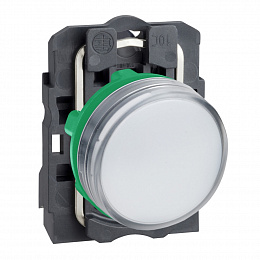 Сигнальная лампа 22мм 48-120В белая CUST Schneider Electric. Вид 1