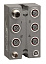 Аналоговый модуль ip 67, 2 вх/ 2 вых, 12 бит, +/-10в, разъемы м12 Schneider Electric. Вид 1.