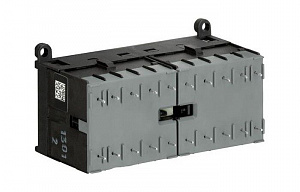 VB6-30-10-P Реверсивный миниконтактор 3-х полюсный 9A 42В AC (соединение пайкой) ABB. Вид 1