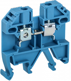КВИ-2,5 Клемма винтовая 2,5мм2 синяя ИЭК. Вид 1