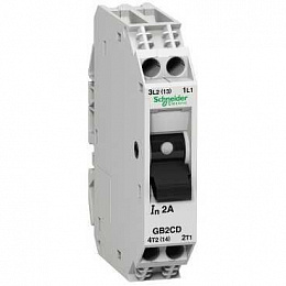 Комбинированный автомат для защиты двдвигателя 1-полюсный, 10A Schneider Electric. Вид 1