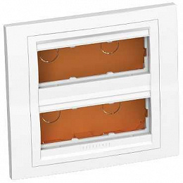 Коробка скр.мон 2х3 гориз.с рамкой антиб Schneider Electric. Вид 1