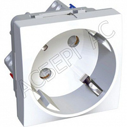 Розетка 45 2P+E со шторками, Schneider Electric. Вид 1