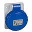 Розетка панельная угл бстр 32а 3P-E 200-250 IP67 Schneider Electric. Вид 1.