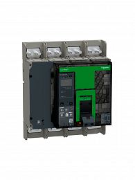 NS1600N Автоматический выключатель 4-полюсный, 1600А, MIC 5.0A, 50 kA Schneider Electric. Вид 1