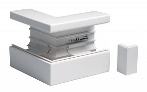 Tek-yh161-3-угол внешний белый Schneider Electric. Вид 1