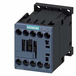 Контактор 3-х полюсный 12А, катушка 24В DC 1НО Siemens. Вид 1