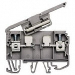 D4/8.SF.I.ADO Клеммник под предохранители до 4мм.кв., прорезание изоляции (серый) TYCO. Вид 1