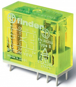 Реле с принудительным управлением контактами Finder