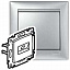 Розетка RJ45 FTP кат 6, алюминий, б/з Valena Legrand. Вид 1.