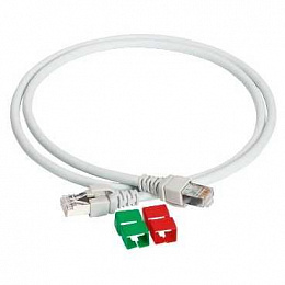Патч-корд медный 5е utp lszh 0.5м Schneider Electric. Вид 1