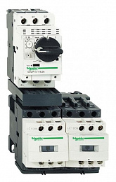 Контактор 3-пол. 220В AC с автоматом для защиты эл. двигателей 9-14А Schneider Electric. Вид 1