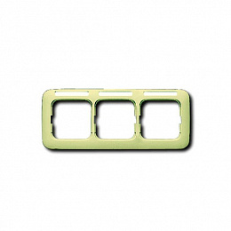 N3373 AN Рамка монтажная ITA, 3-модульная, рамка+набор монтажный IP55, FM, серия Zenit, цвет антрацит ABB. Вид 1