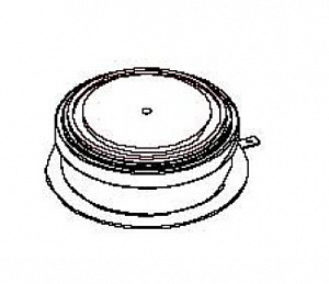 PSTP-280/18 Тиристор для УПП типа PSTB370 <= 690 V ABB. Вид 1