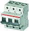 S803PV-S63 Автоматический выключатель 3-полюсный, 63А, 5kA (хар-ка S) ABB. Вид 1.