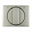 Накладка с вращающейся ручкой для жалюзийного поворотного выключателя (нержавеющая сталь) Arsys Berker. Вид 1.