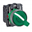 Переключатель 22мм 2П,230В зеленая с посветкой НО/НЗ CUST Schneider Electric. Вид 1.