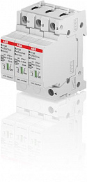 OVR T1-T2 3L 12.5-275s P QS Ограничитель перенапряжения 3P, тип 1+2 ABB. Вид 1