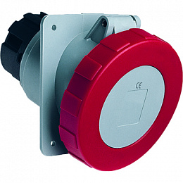 463 RAU6W Розетка панельная угловая, 63A, 3P+N+E, IP67 ABB. Вид 1