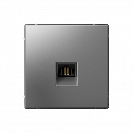 Розетка компьютерная RJ45, кат. 6A, механизм (сталь) ARTGALLERY Systeme Electric. Вид 1