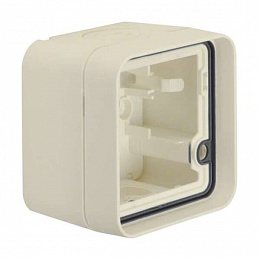 Нижняя часть коробки с вводом для проводки (полярная белизна) W.1 Berker. Вид 1