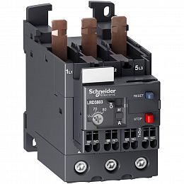 тепловое реле перегрузки 62-80а класс10 с блоком everlink + пружиный зажим Schneider Electric. Вид 1