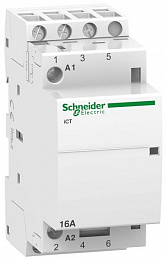 iCT Модульный контактор 16A 3НО 220/240В АС Schneider Electric. Вид 1