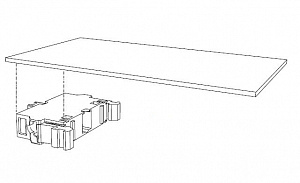 NOR  Дополнительный контакт для XR2/3 1НЗ (набор) ABB. Вид 1