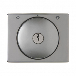 Накладка с замком к жалюзийному замочному выключателю (нержавеющая сталь) Arsys Berker. Вид 1
