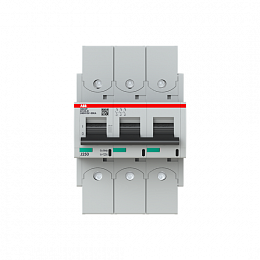 S803P K125 R Автоматический выключатель, 3-полюсный, 125А, 50kA, с кольцевой клеммой (хар-ка K) ABB. Вид 1