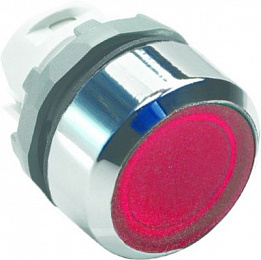 MP1-21R Кнопка красная с подсветкой без фиксации (только корпус) ABB. Вид 1