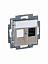 5014H-A51017 18W Розетка компьютерная RJ45 кат.5e+заглуш., Levit, кофе макиато ABB. Вид 3.