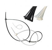 YKB300 Кабельные стяжки 300х7,6 белые (100шт.) Klemsan