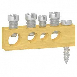 Клеммные колодки, неизолированные, крепление винт М4, 1x16+4x10+3x6, Италия Schneider Electric. Вид 1