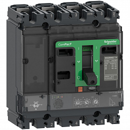 NSX250B 4P3D MIC.2.2 160 Автоматический выключатель 4-полюсный, 160А25kA Schneider Electric. Вид 1
