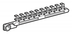 Лента 10 шт маркировки наборной, буква b Schneider Electric. Вид 1