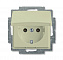 20 EUKB-92-507 Розетка SCHUKO 16А 250В с защитными шторками, с крышкой, серия basic55, цвет слоновая кость ABB. Вид 1.
