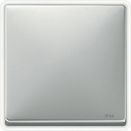 Клавиша 1-клавишного выключателя IP44, sd (сталь) Merten Schneider Electric. Вид 1