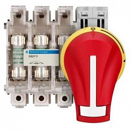 Корпус выключателя-разъединителя 3P, 50А (14X52) Schneider Electric. Вид 1