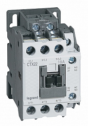 CTX3 Контактор 3х-полюсный 18A, 1НО+1НЗ, 230В АС Legrand. Вид 1