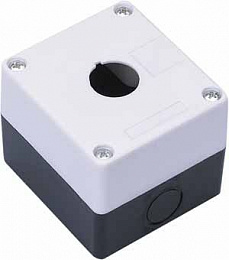 КП101-1-01 Корпус кнопочного поста на 1 элемент 22мм DEKraft. Вид 1
