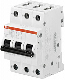 S203M B63UC Автоматический выключатель 3-полюсный, 63А, 10kA, DC (хар-ка B) ABB