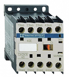 Промежуточное реле 4но, цепь управления 110в 50/60гц, винтовой зажим Schneider Electric. Вид 1