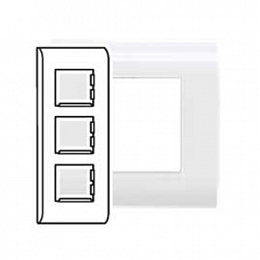 Панель Mosaic -3х2М 80х205 верт.(супп.3х748 02)  Legrand. Вид 1