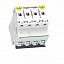 iC60N 4P 25А Автоматический выключатель 4-полюсный, 25А, 6кА (хар-ка C) Schneider Electric. Вид 2.