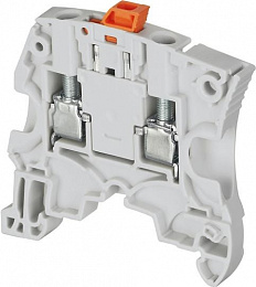 Клемма ZS6-S с разъединителем, серая, 6мм.кв. TYCO. Вид 1