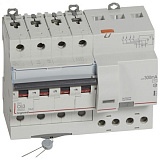 DX3 Дифф. автомат 4-полюсный, 63A, 300mA, тип АC, 6kA (хар-ка C) Legrand